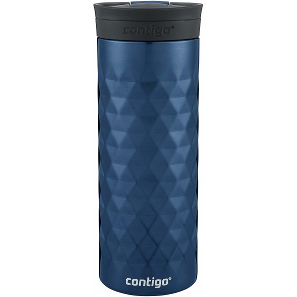

Термокружка, термос Contigo SnapSeal Kenton Travel Mug 591 мл синяя
