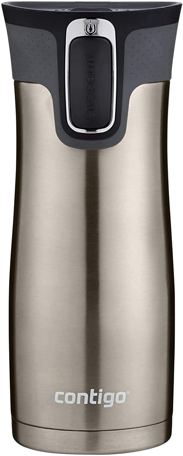 

Термокружка, термос Contigo Autoseal West Loop 16 Oz Stainless Steel 473 мл Стальная