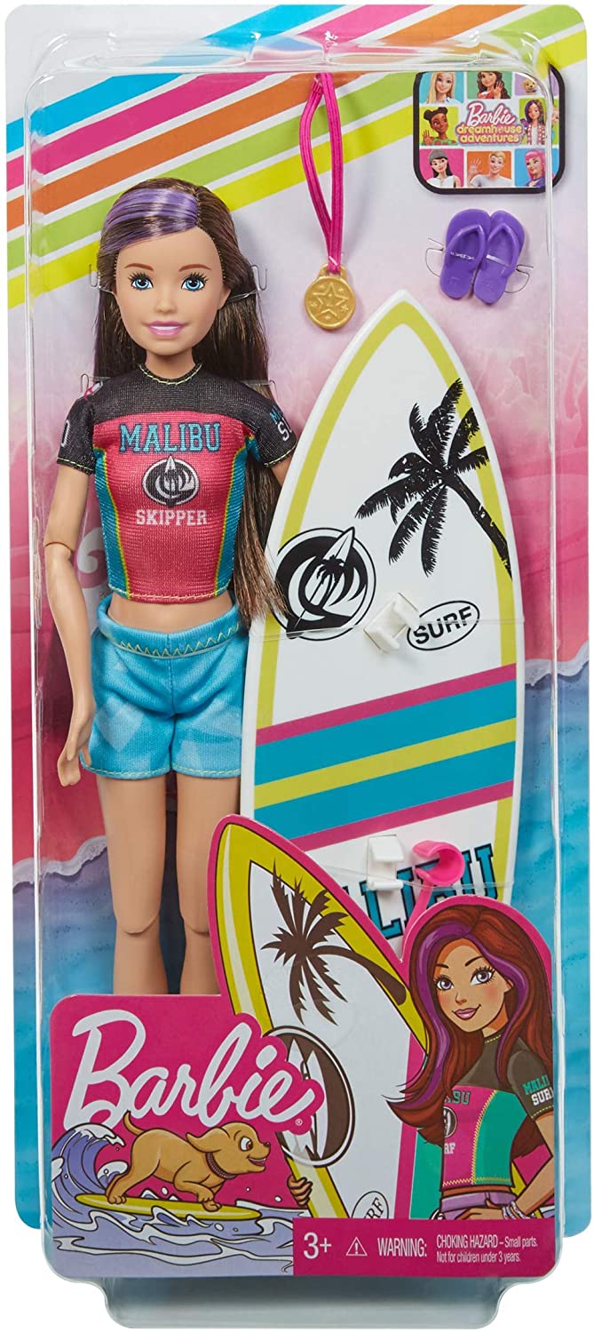 Шарнирная кукла модница, игрушка для девочек Barbie Dreamhouse Adventures  Skipper Surf Doll серфингистка (с аксессуарами) – фото, отзывы,  характеристики в интернет-магазине ROZETKA от продавца: JOYSPACE | Купить в  Украине: Киеве, Харькове, Днепре,