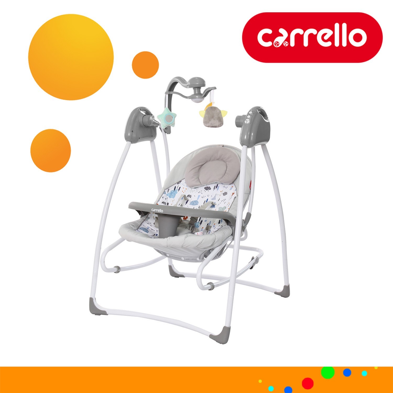 

Детская колыбель-качели CARRELLO Grazia CRL-7502 Slowly Beige Бежевый (CRL-7502 Slowly Beige)
