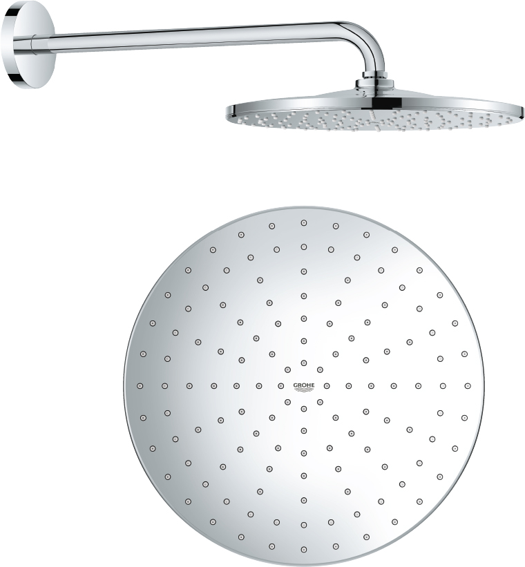 

Верхний душ с кронштейном GROHE Rainshower 310 26557000 хром