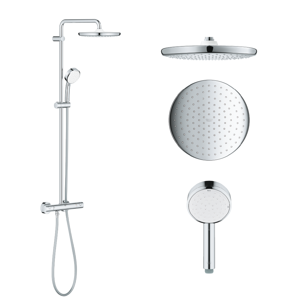 

Душевая система с термостатом GROHE Tempesta Cosmopolitan 26670000 хром