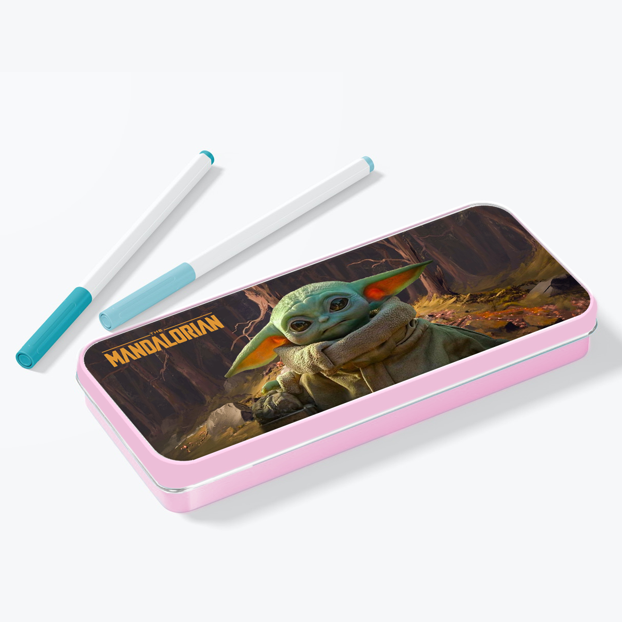 

Пенал школьный металлический Мандалорец (The Mandalorian) (34408-1321-1) Розовый