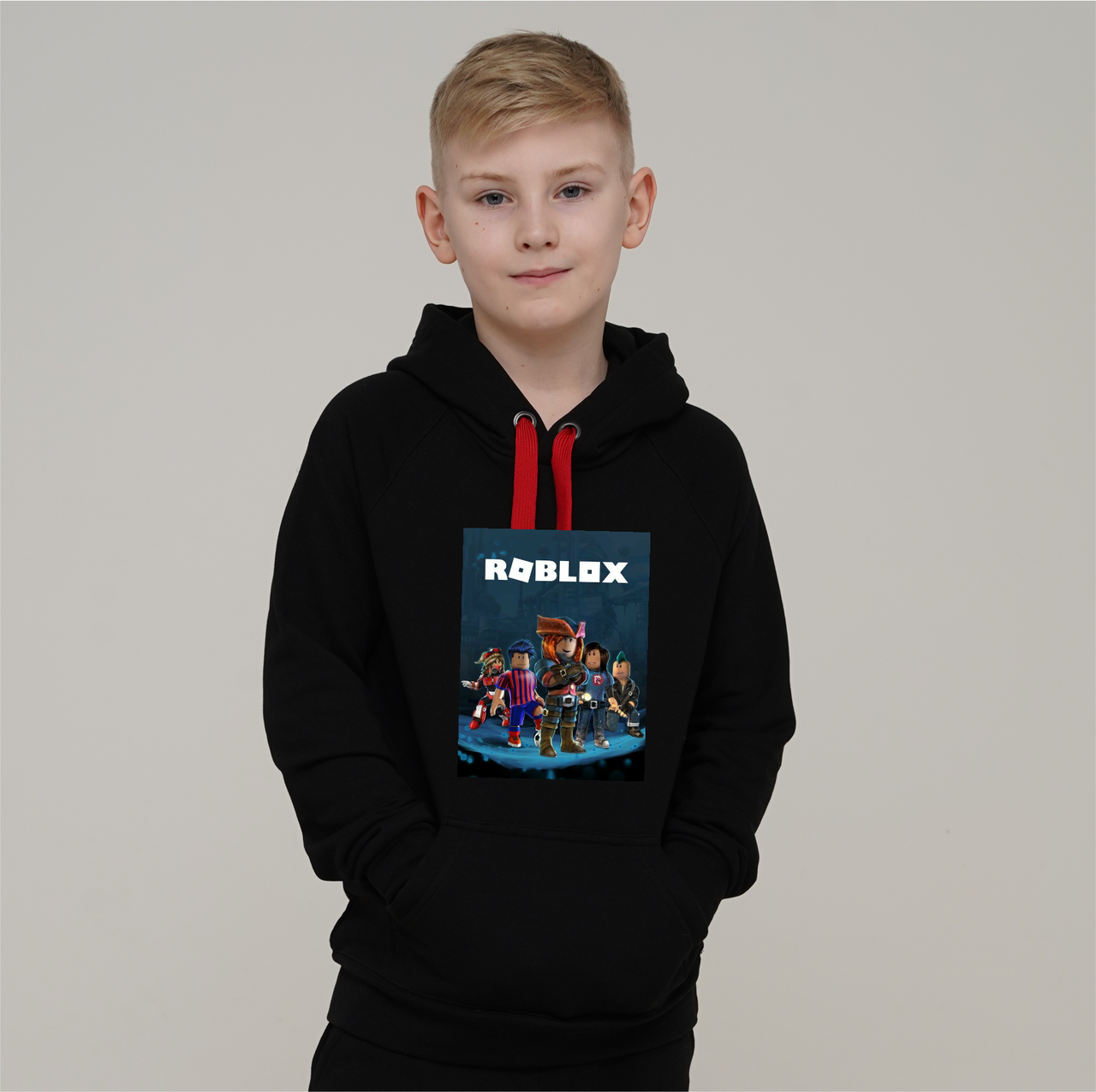 

Худи Роблокс Roblox Черный Размер 158