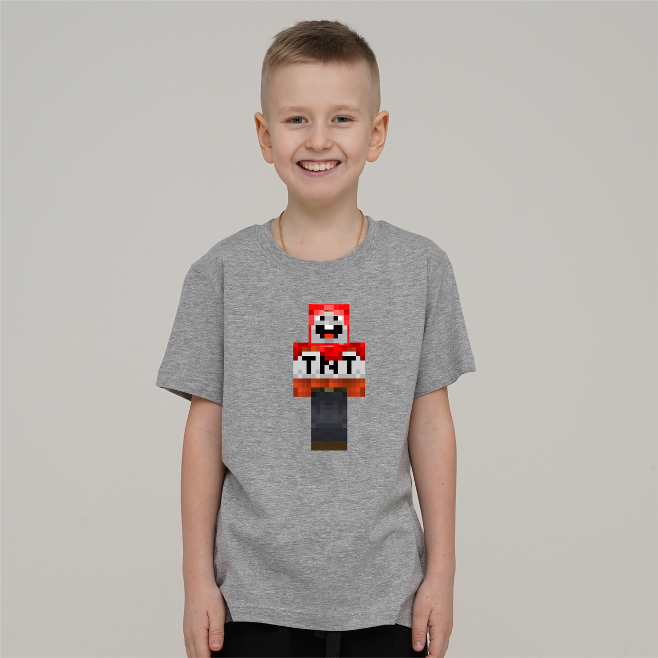 

Футболка Minecraft Серая Размер 158