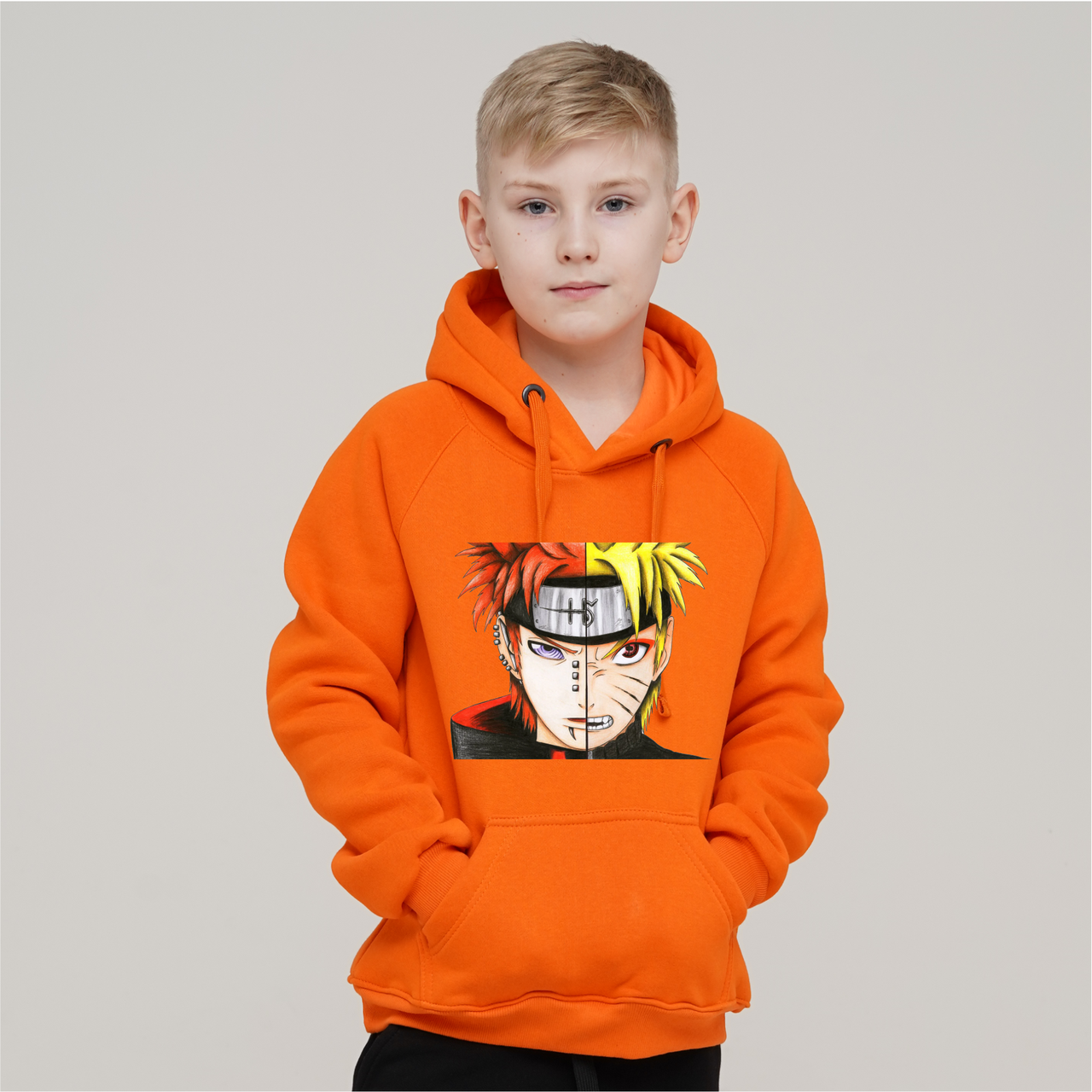 

Худи Демисезонный Наруто Naruto Аниме Лицо Оранжевый Размер 116