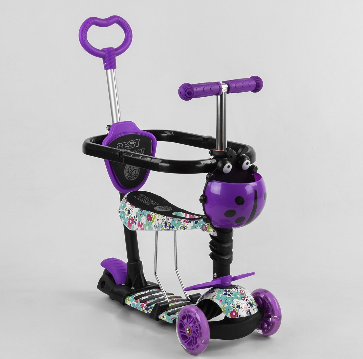 

Самокат 5 в 1 Best Scooter 9602 Purple (9602)