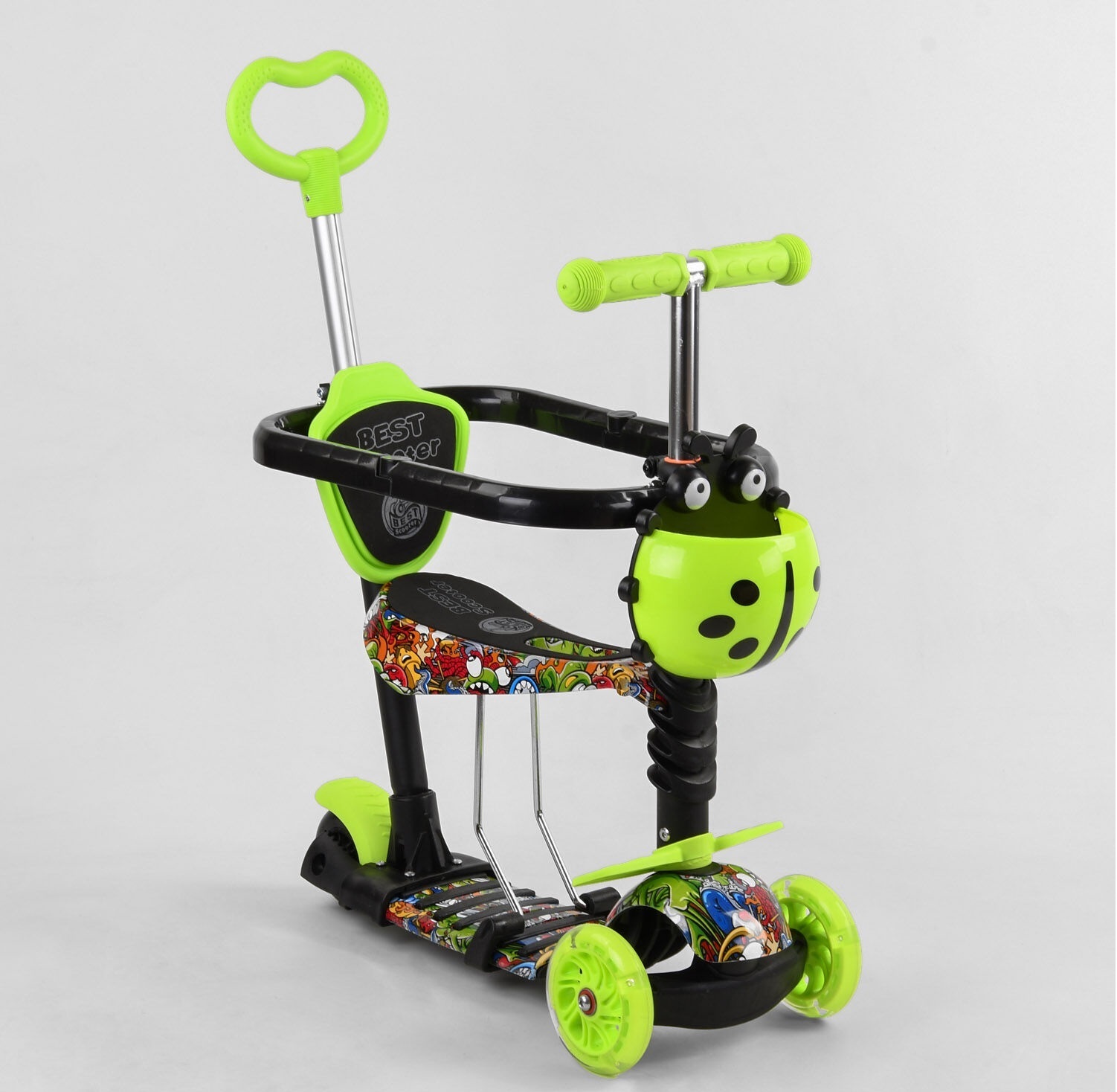 

Самокат 5 в 1 Best Scooter 7407 Green (7407)