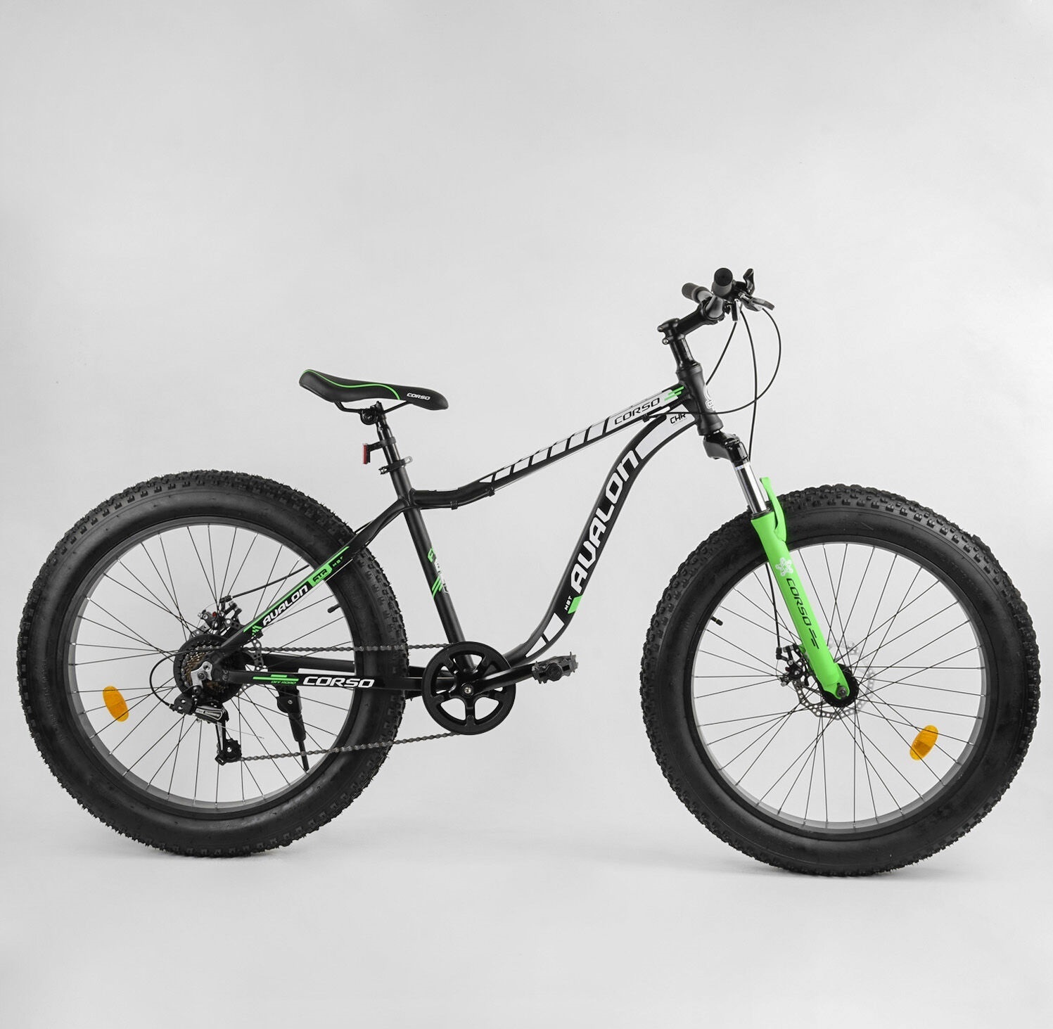 

Велосипед Corso Avalon Fatbike 26" Black (95583)