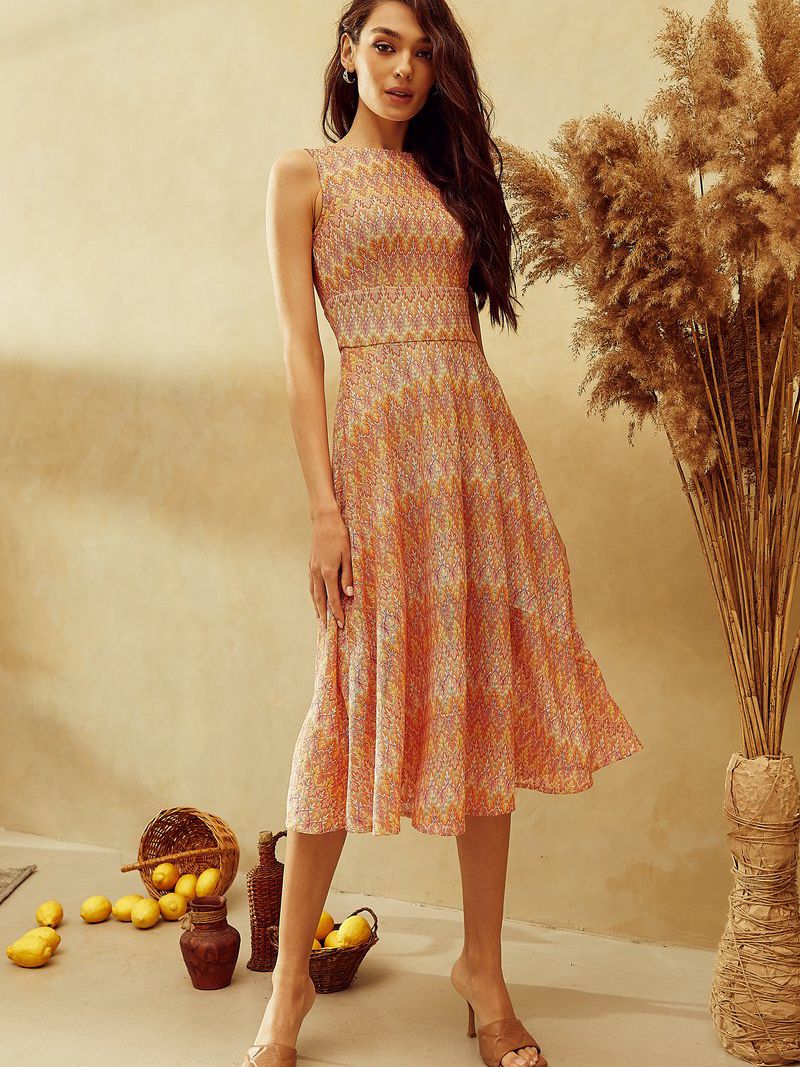 

Платье Gepur 39126 XS Оранжевое