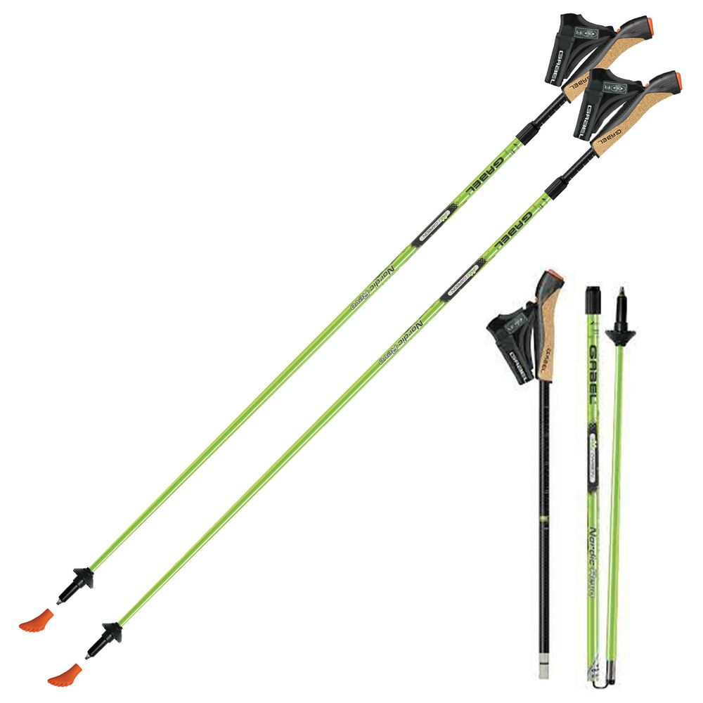 

Палки для скандинавской ходьбы Gabel Nordic Revo Alu Carbon (7008351340000)