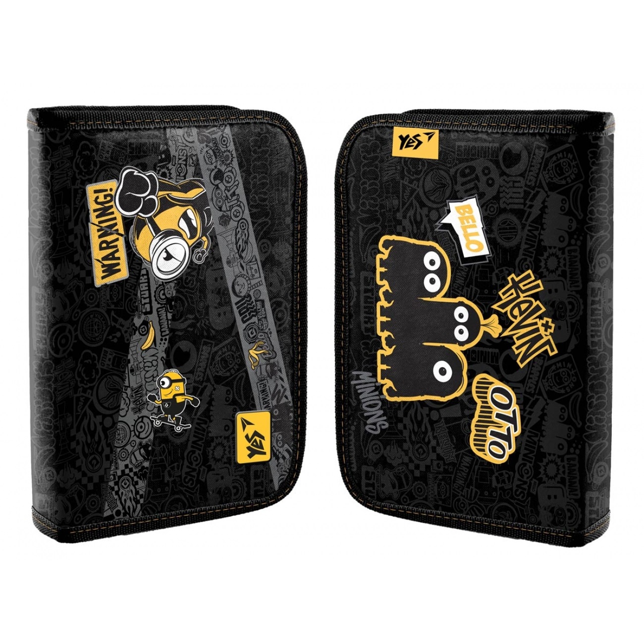 

Пенал твердий YES одинарний з двома клапанами HP-04 "Minions"