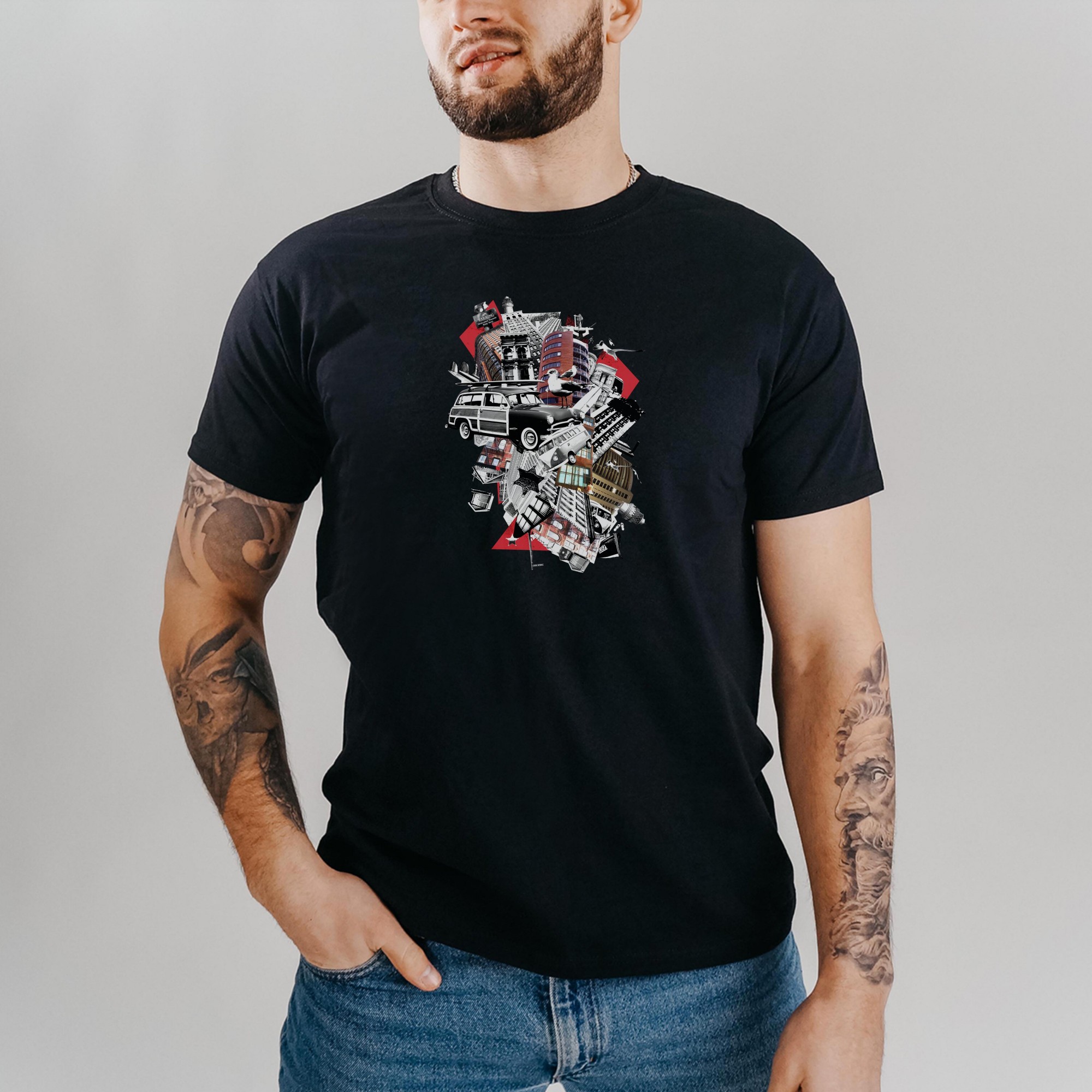 

Футболка мужская Британия XXL черная