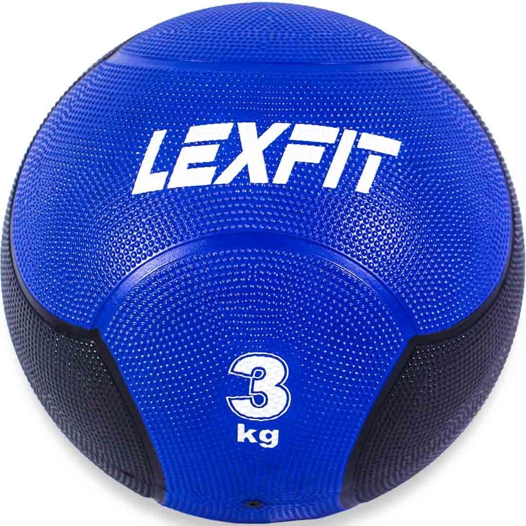 

Медбол USA Style LEXFIT синий 3кг, LMB-8002-3