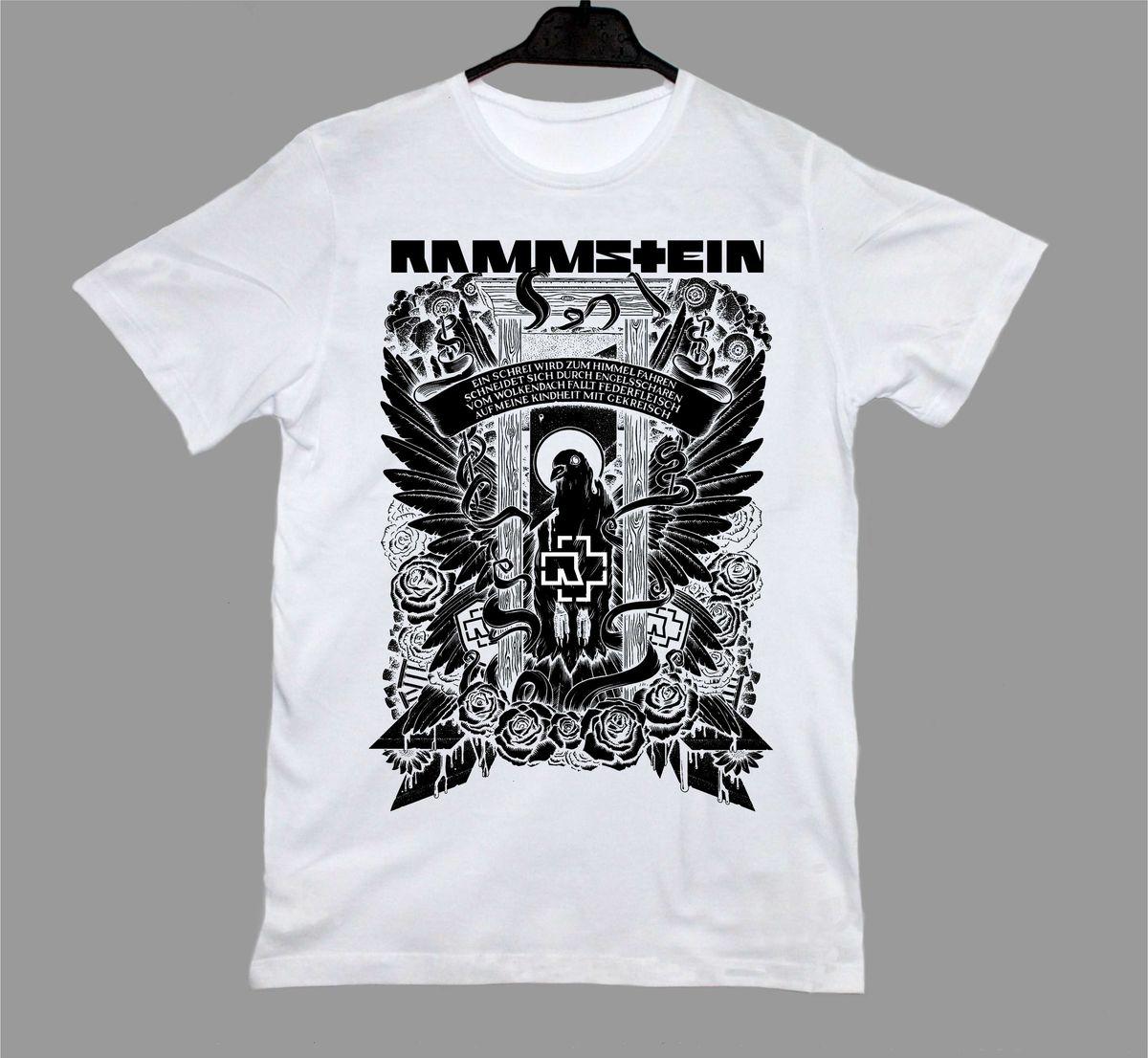 

Футболка Rammstein Рамштайн большой рисунок Белая Размер, Футболка Rammstein Рамштайн большой рисунок Белая Размер XL