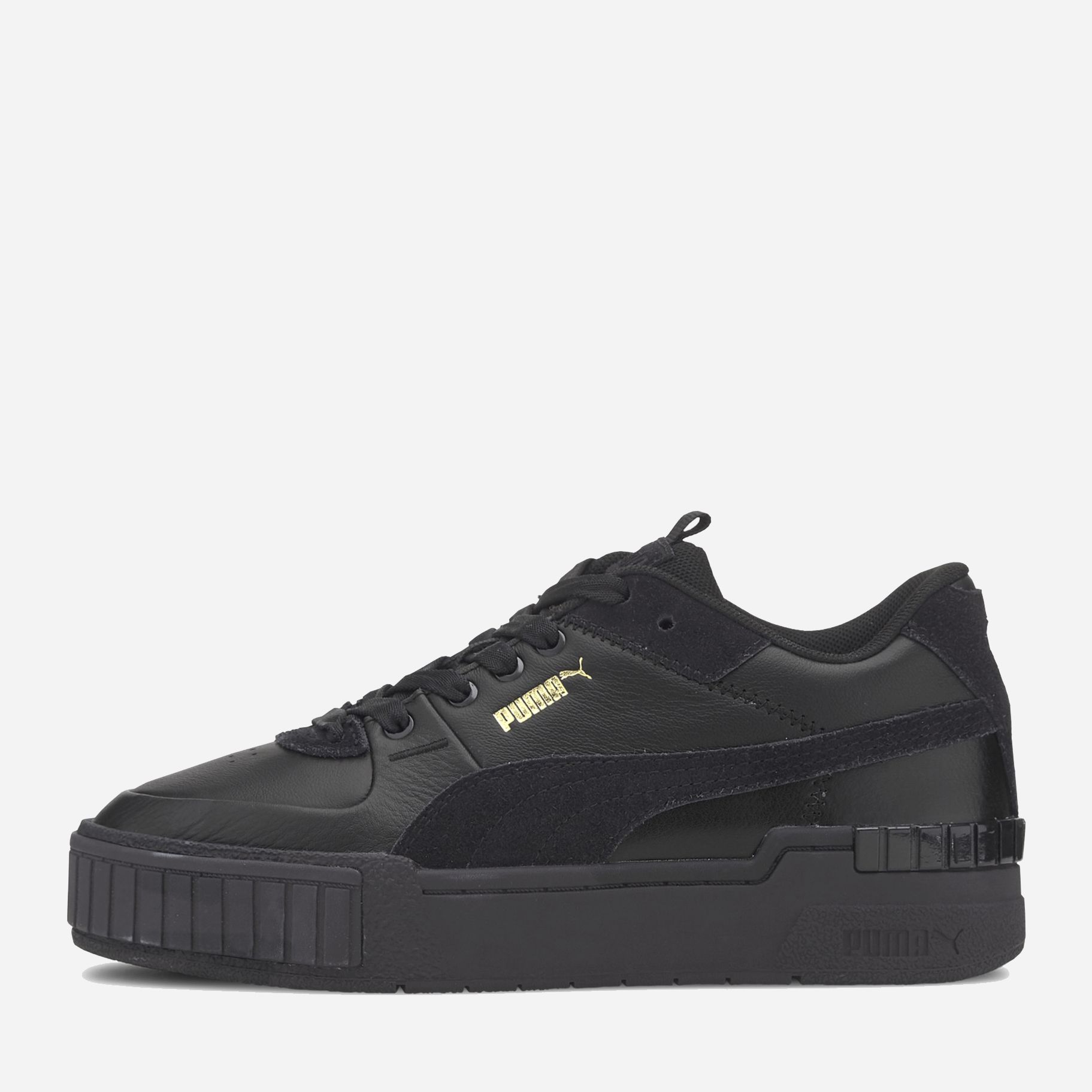 Puma cali noir et clearance blanche femme