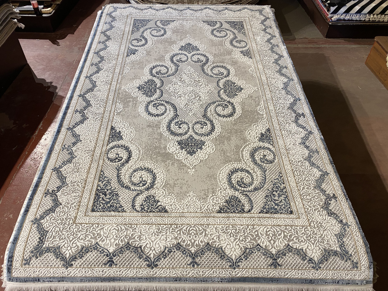 

Ковер среднего ворса Rubin Avis 1,5x2,3 м Бежевый ( MR 152 blue )