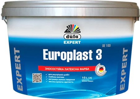 

Краска Europlast 3 DE 103 Dufa Expert 10 л (700906)