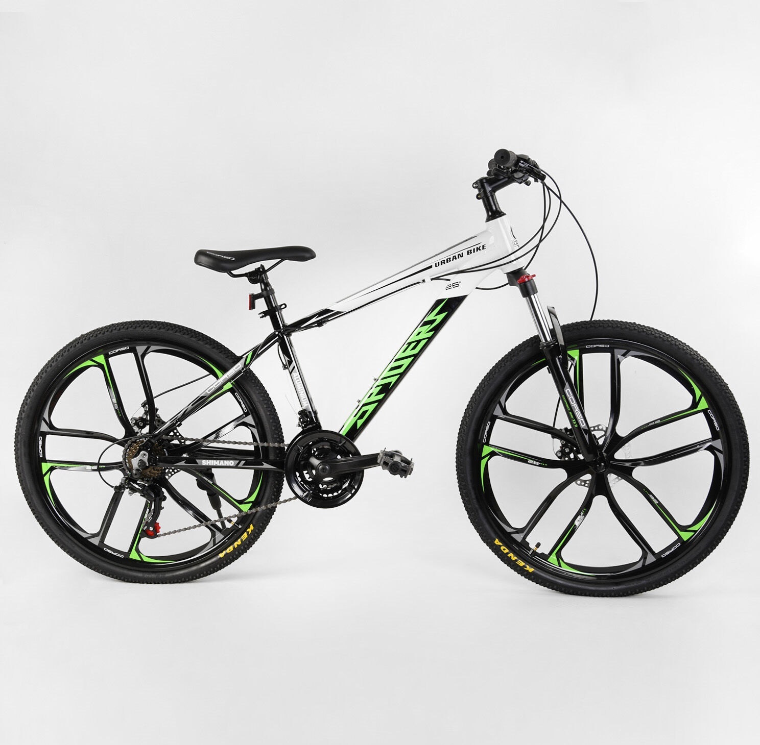 

Велосипед Corso Spider 26" White Green (32873)