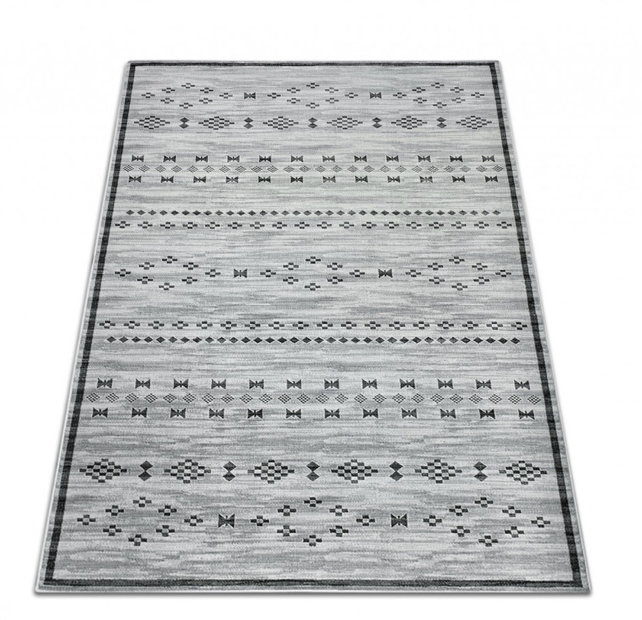 

Ковер среднего ворса Карат Iris 1.6x2.35 м Серый ( 28006/1611623 )