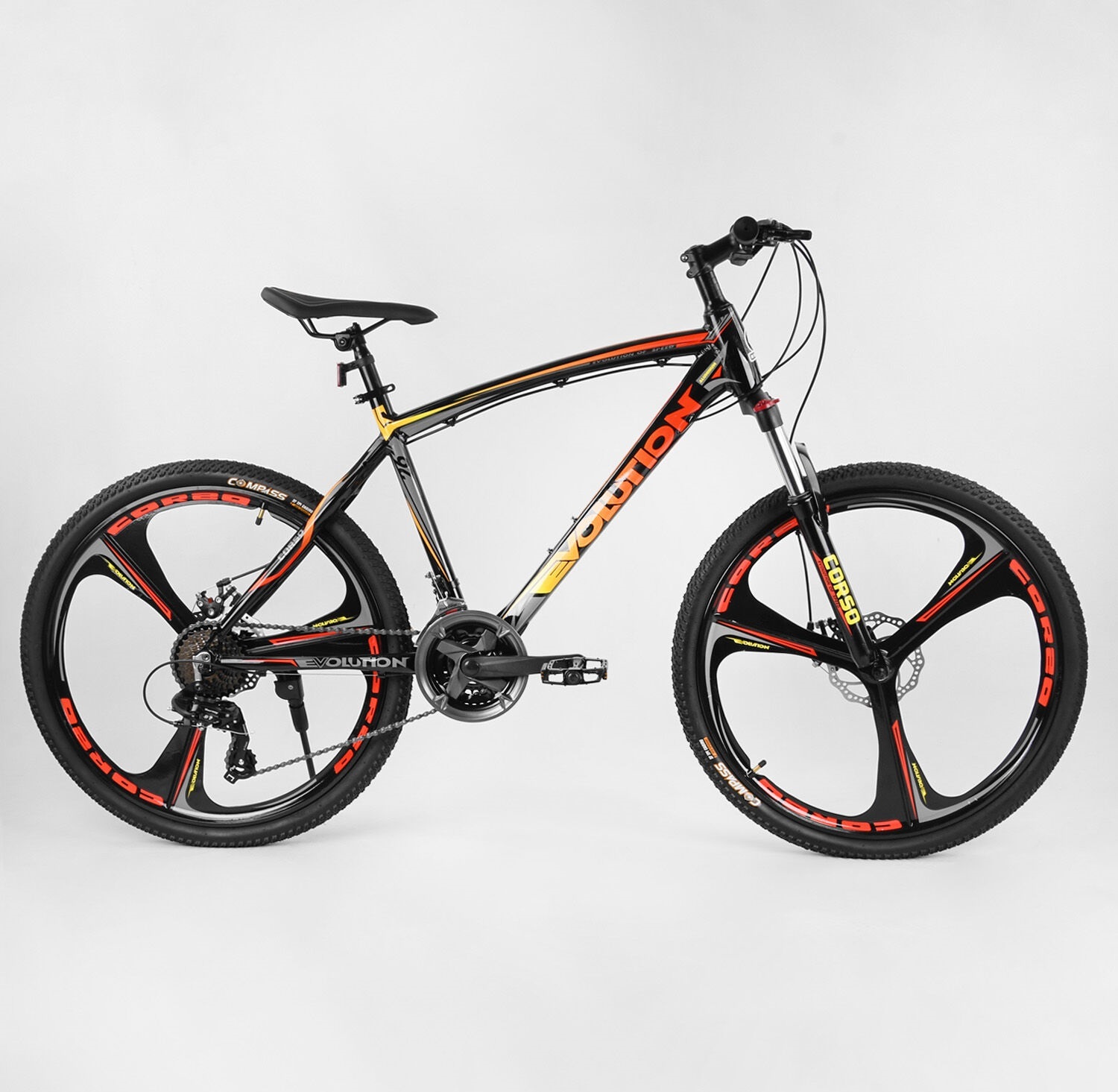 

Велосипед Corso Evolution 26" Black Orange (67384)