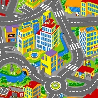 

Ковер Associated weavers SMART CITY SMART CITY 97 2.5x4 зеленый
