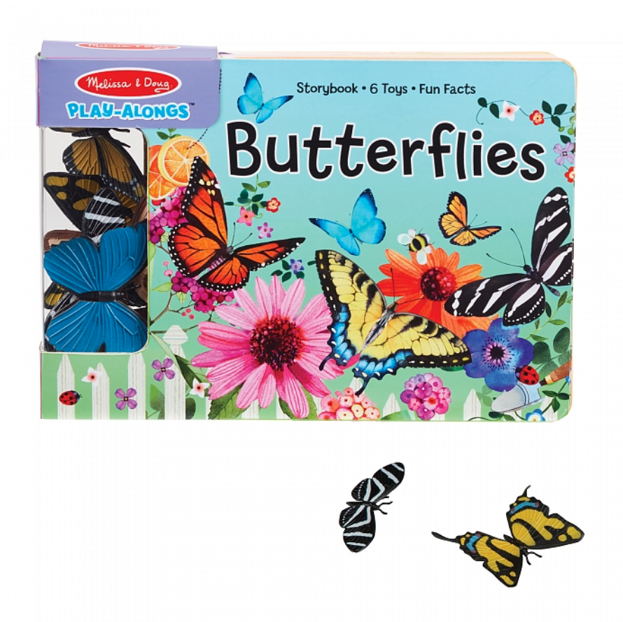 

Мягкая книга с игровыми фигурками бабочек Melissa & Doug MD31281