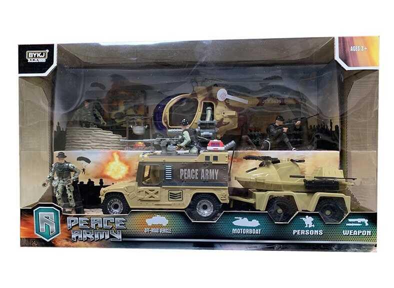 

Военный набор A-Toys, свет, звук, в коробке, 6649 В (8)