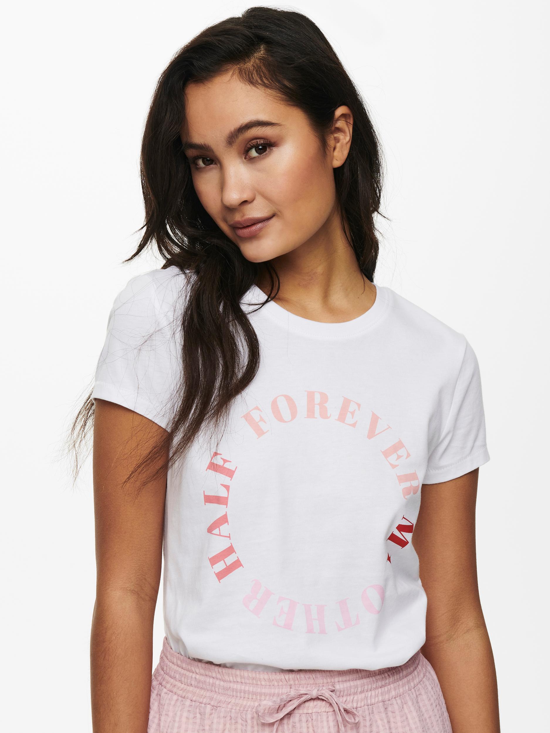 

Футболка ONLY LOVE 15226018 Bright White/half  белый, Футболка ONLY LOVE 15226018 Bright White/half L белый
