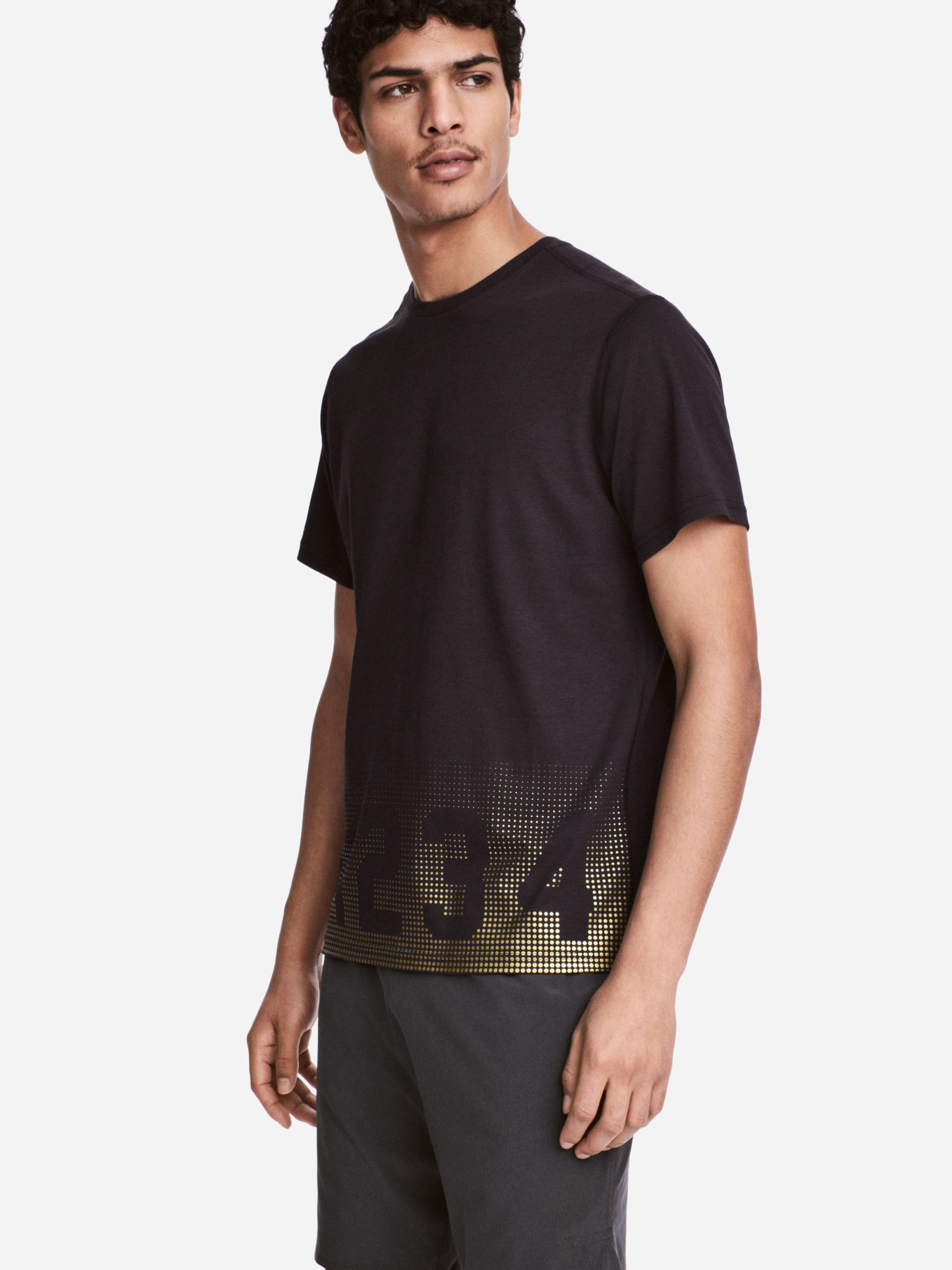 

Футболка H&M 4495165-ABHK L Черная