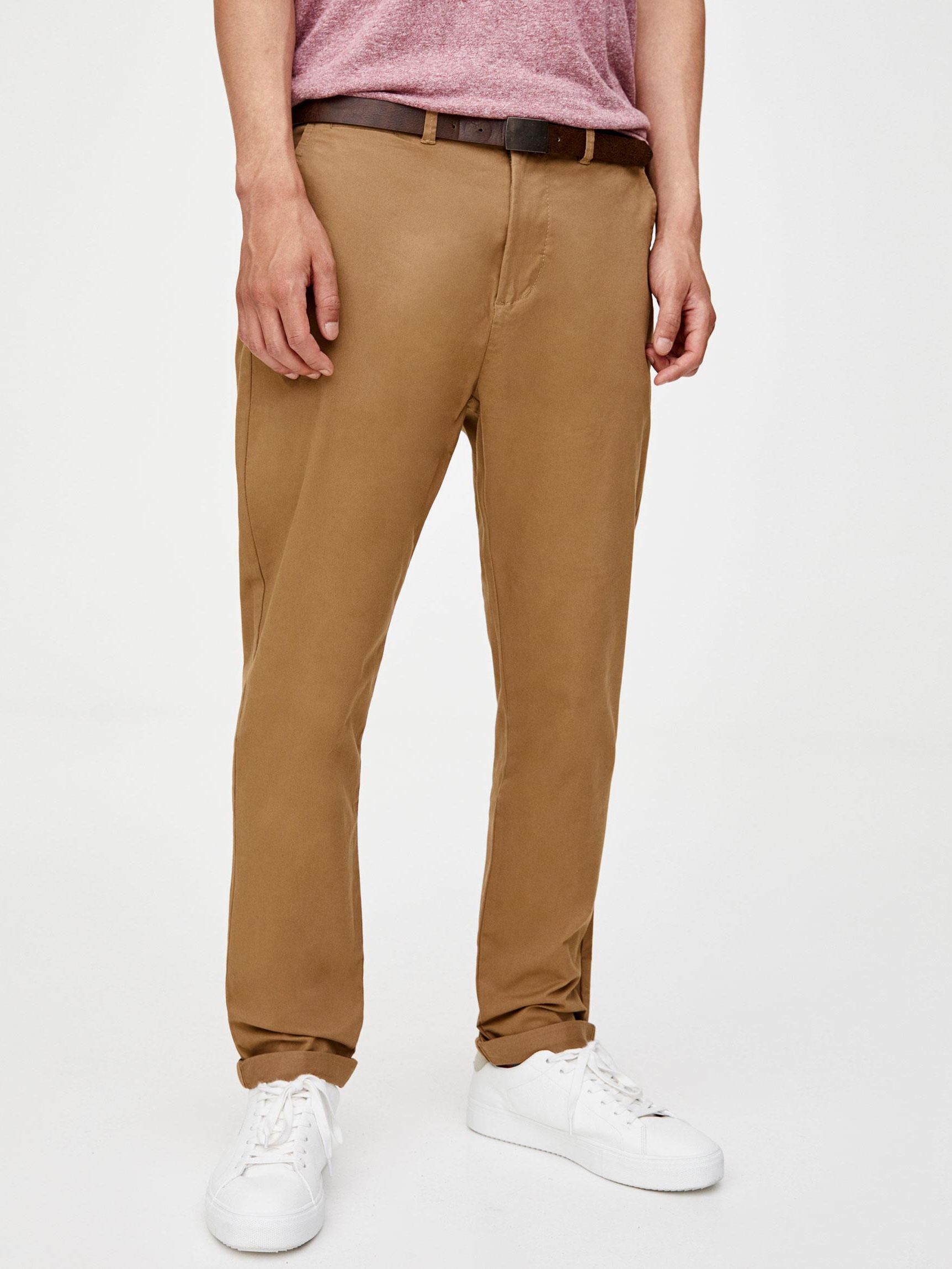 

Брюки Pull & Bear 9670/510/711-ACXI 42 Темно-бежевые