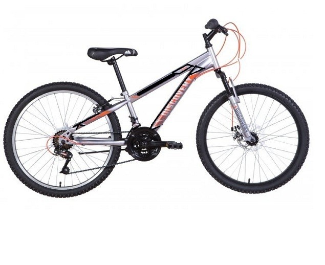 

Велосипед ST 29 Discovery RIDER AM DD 21 серебристо-черный с оранжевым 2021