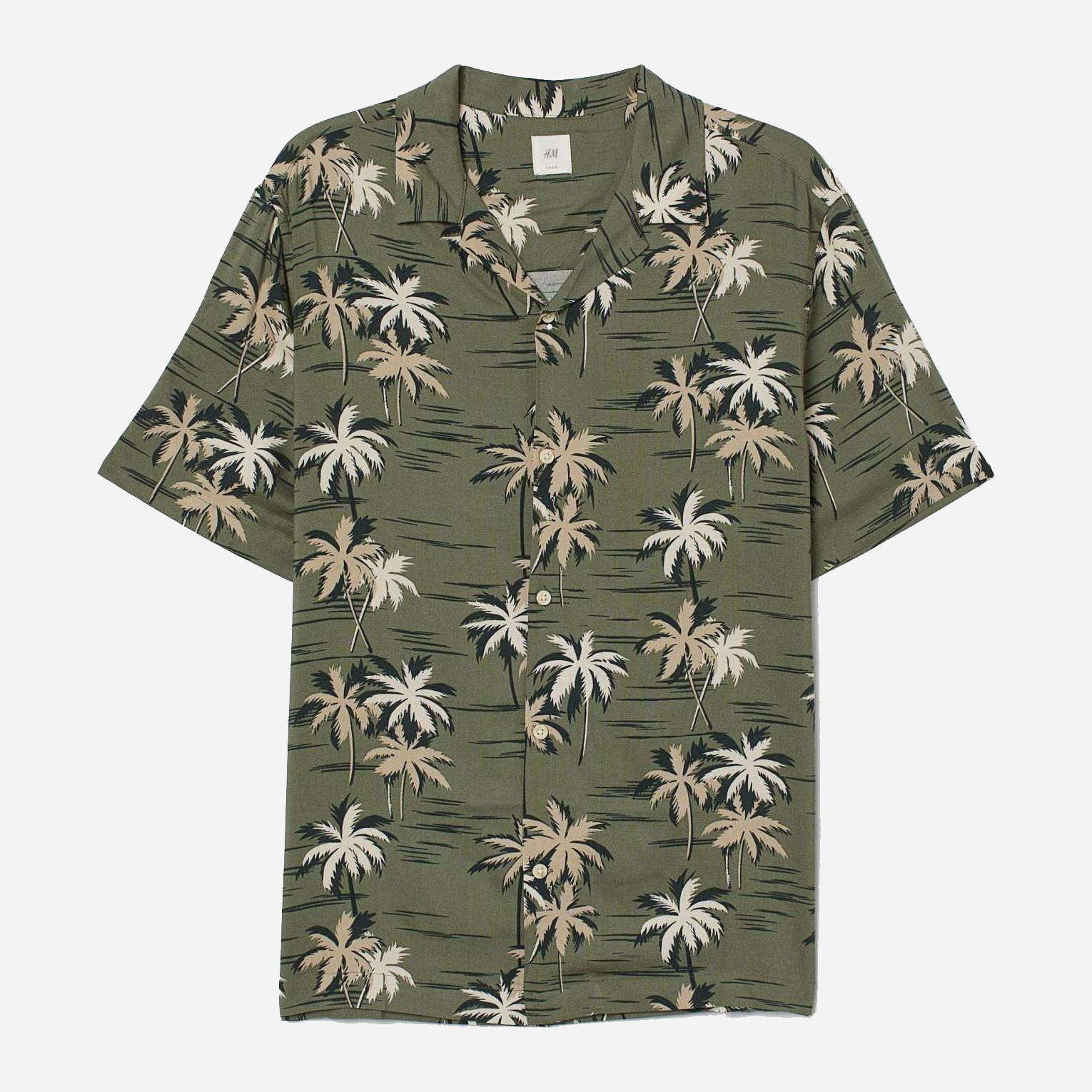 

Рубашка H&M 8302731-AAPL M Зеленая