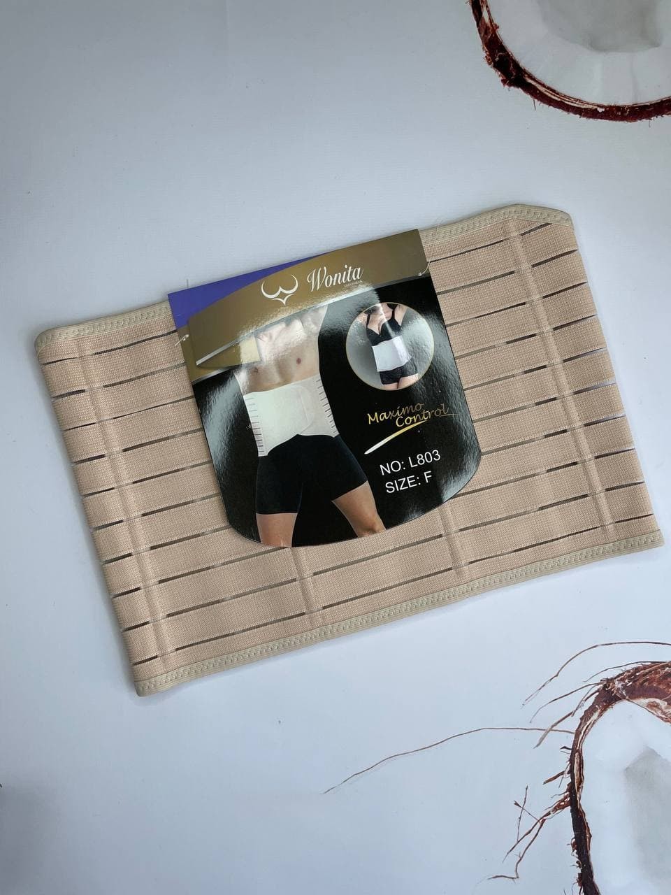

Корсет бандаж Wonita послеродовой утягивающий M-XL Beige