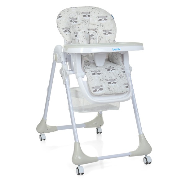 

Стульчик для кормления Bambi M 3233 Raccoon Grey (24228)