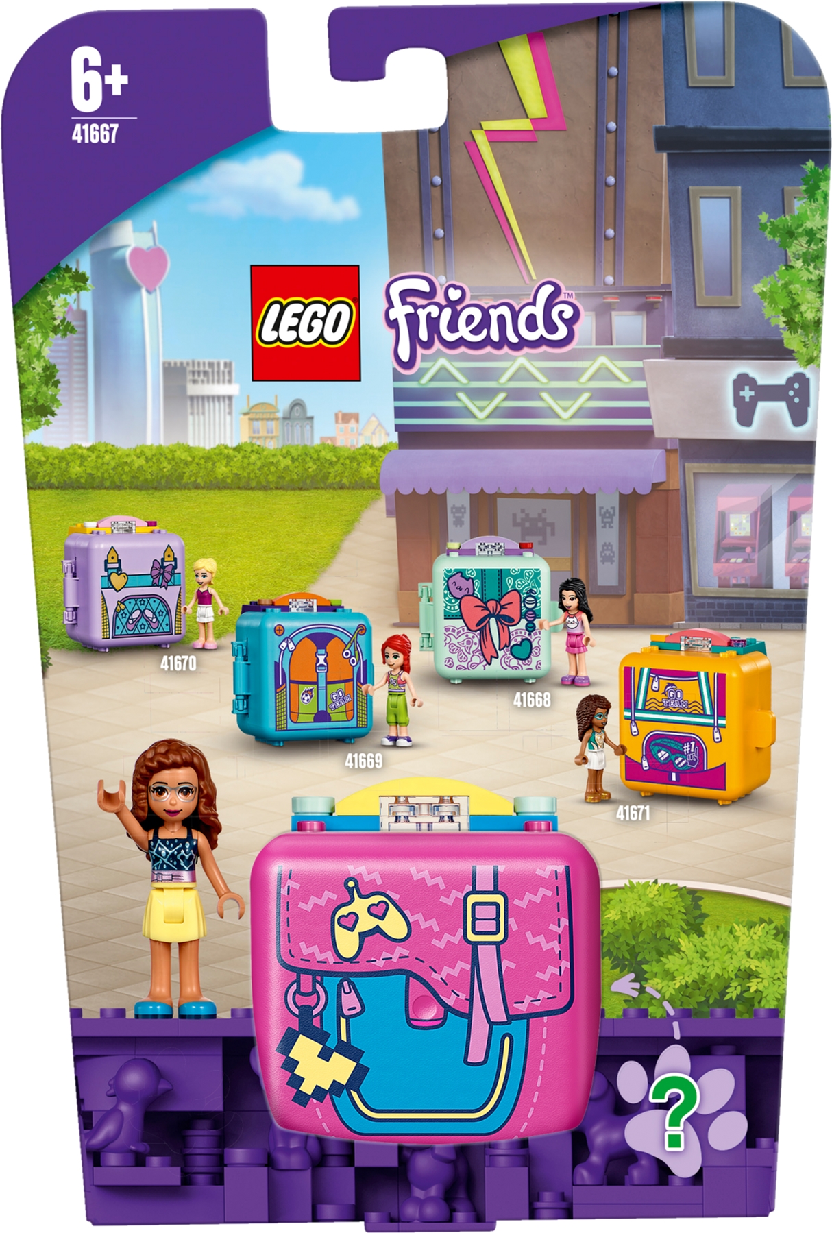 

Конструктор LEGO Friends Кьюб Оливии для игр 64 детали (41667)