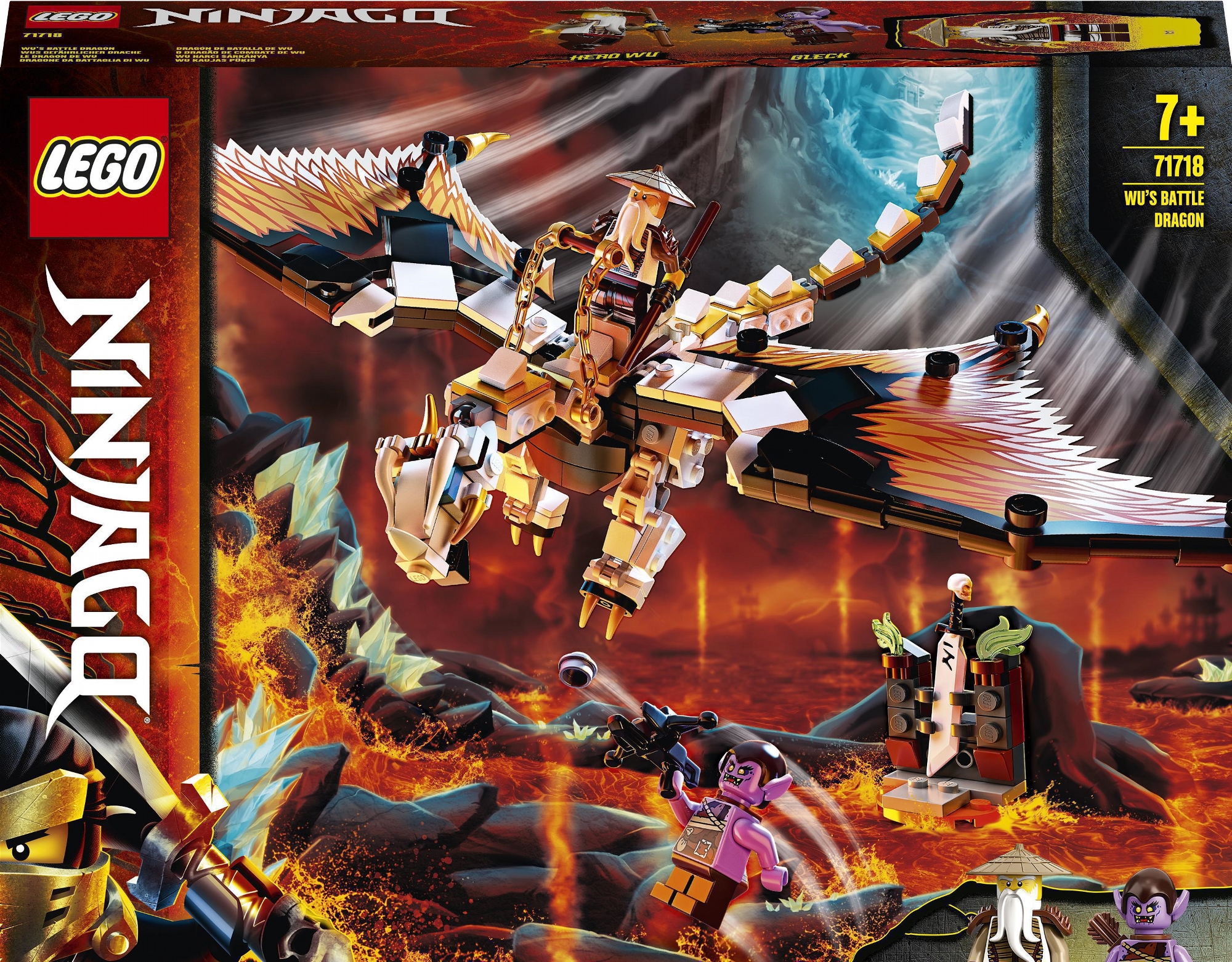 

Конструктор LEGO Ninjago Боевой дракон Мастера Ву 321 деталь (71718)