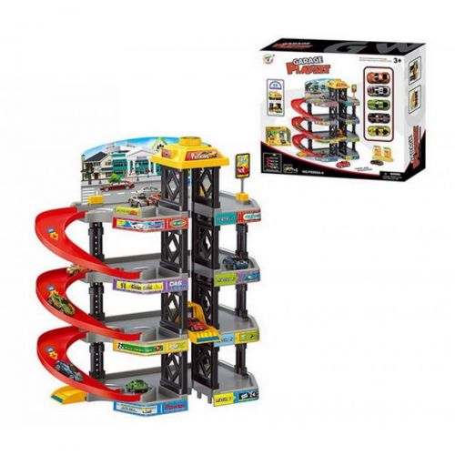 

Детский игровой набор автомобильный трек-паркинг A-Toys с 5 машинками (P8988A-4)