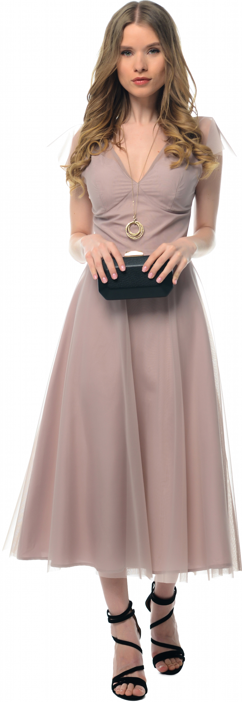 

Платье GENEVIE 09618 S Grey Pink