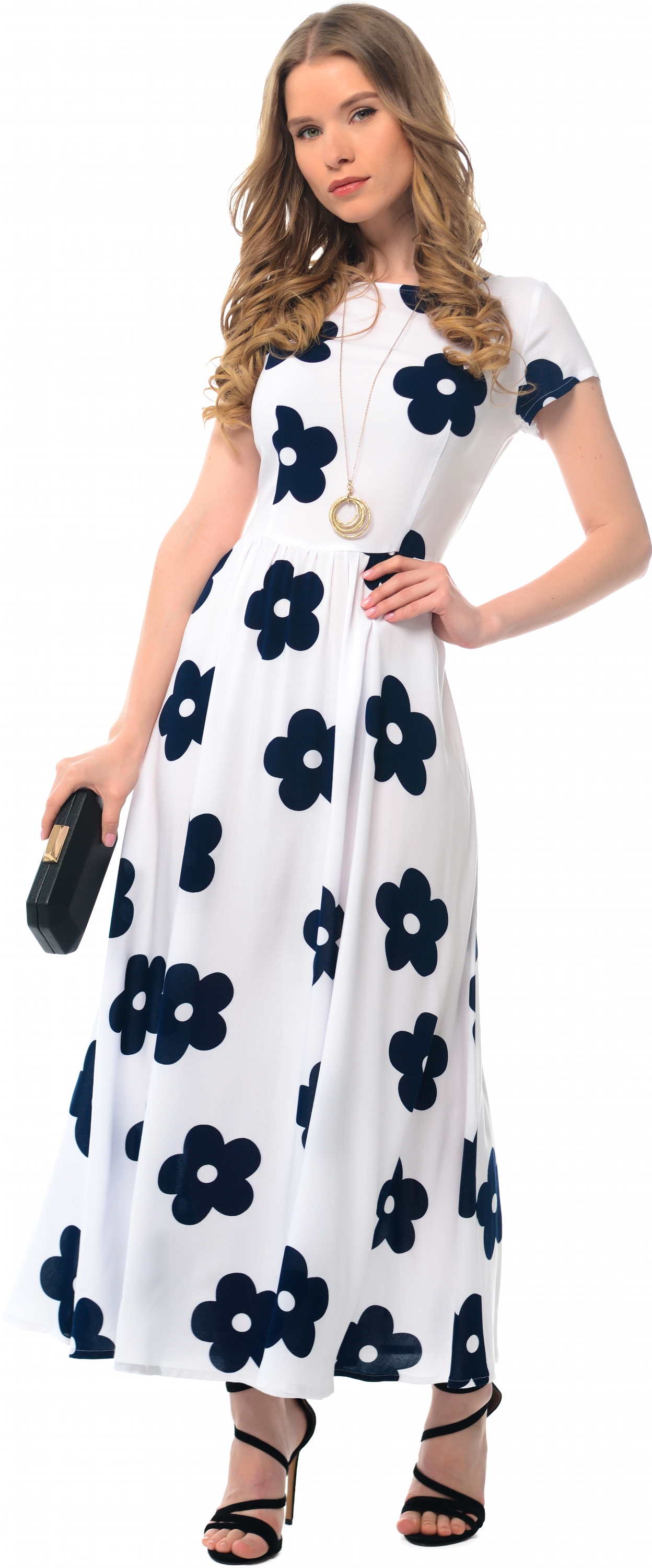

Платье GENEVIE 09619 S White Dark Blue