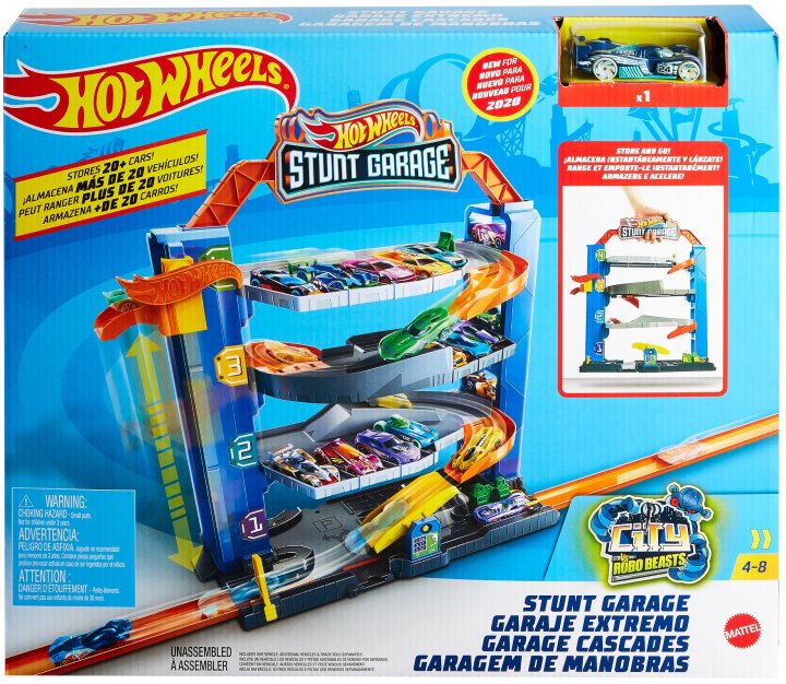 

Гараж для машинок Hot Wheels четырехэтажный GNL70