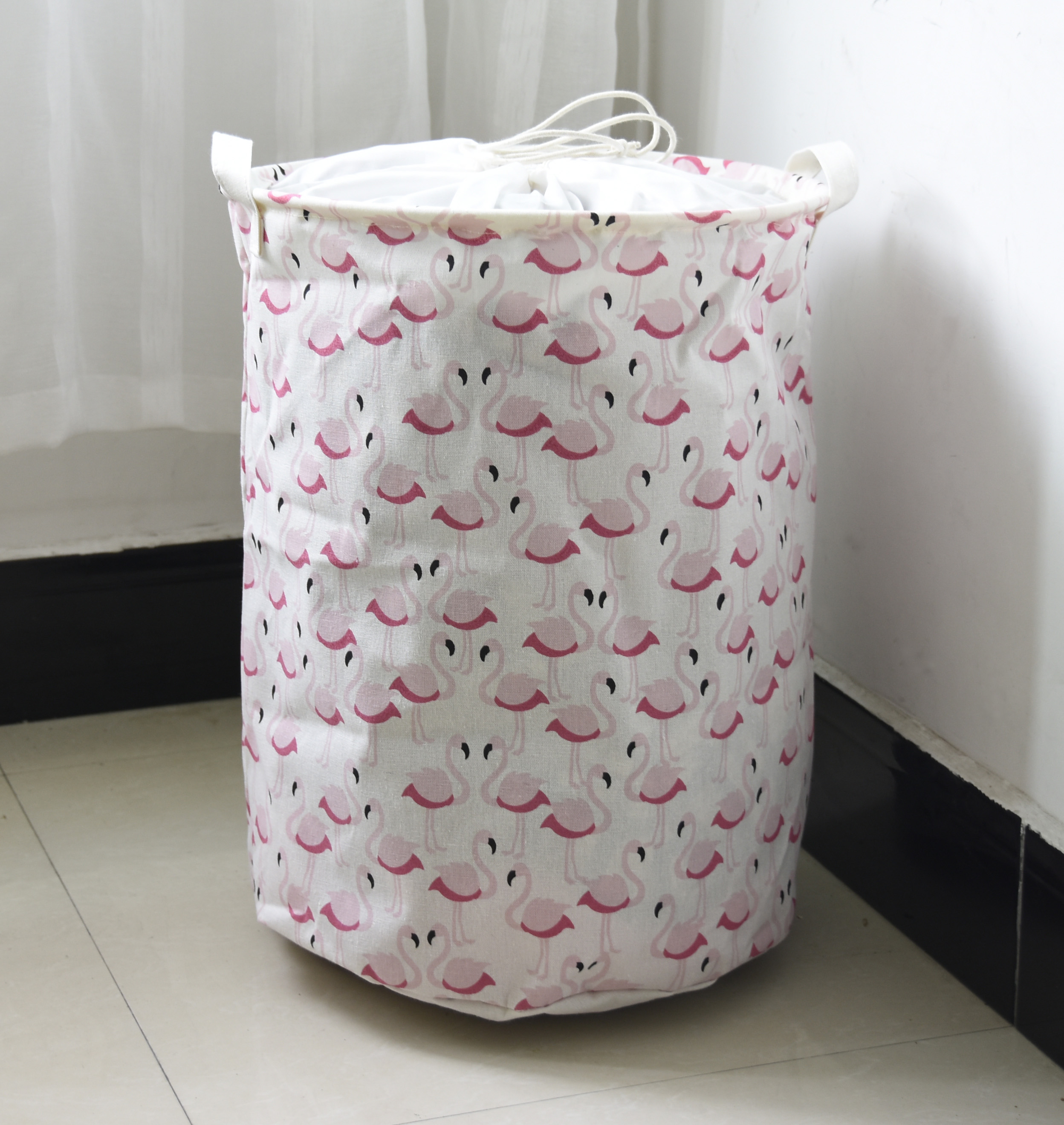 

Корзина для игрушек, белья, хранения Фламинго Berni Home Розовый (43433)