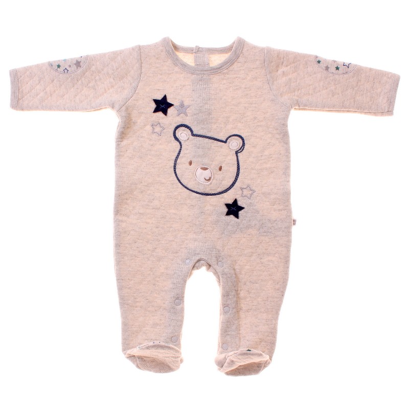 

Комбинезон для мальчика BIBABY 60320 62 см серый (387530)