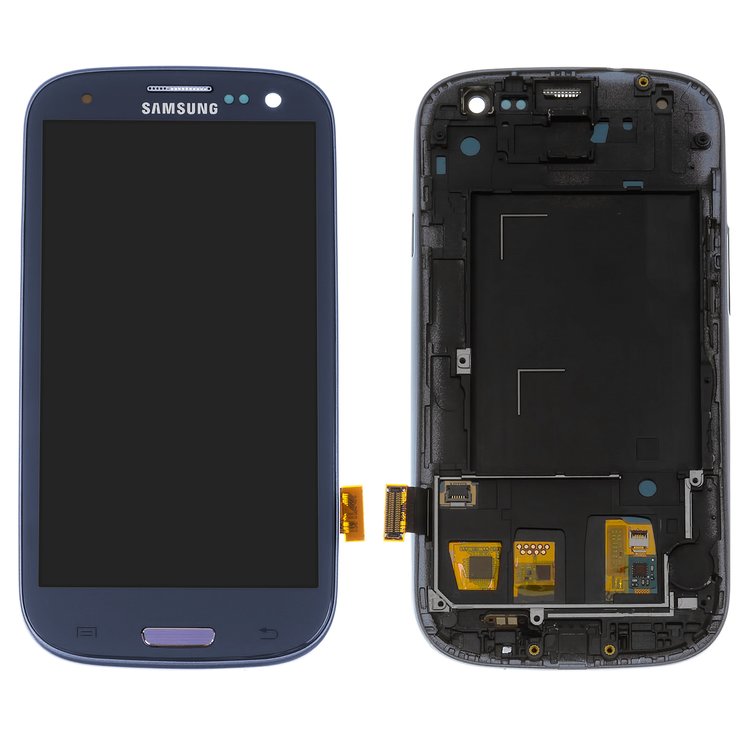 

Дисплей для Samsung i9300 с сенсором синий TFT и рамкой