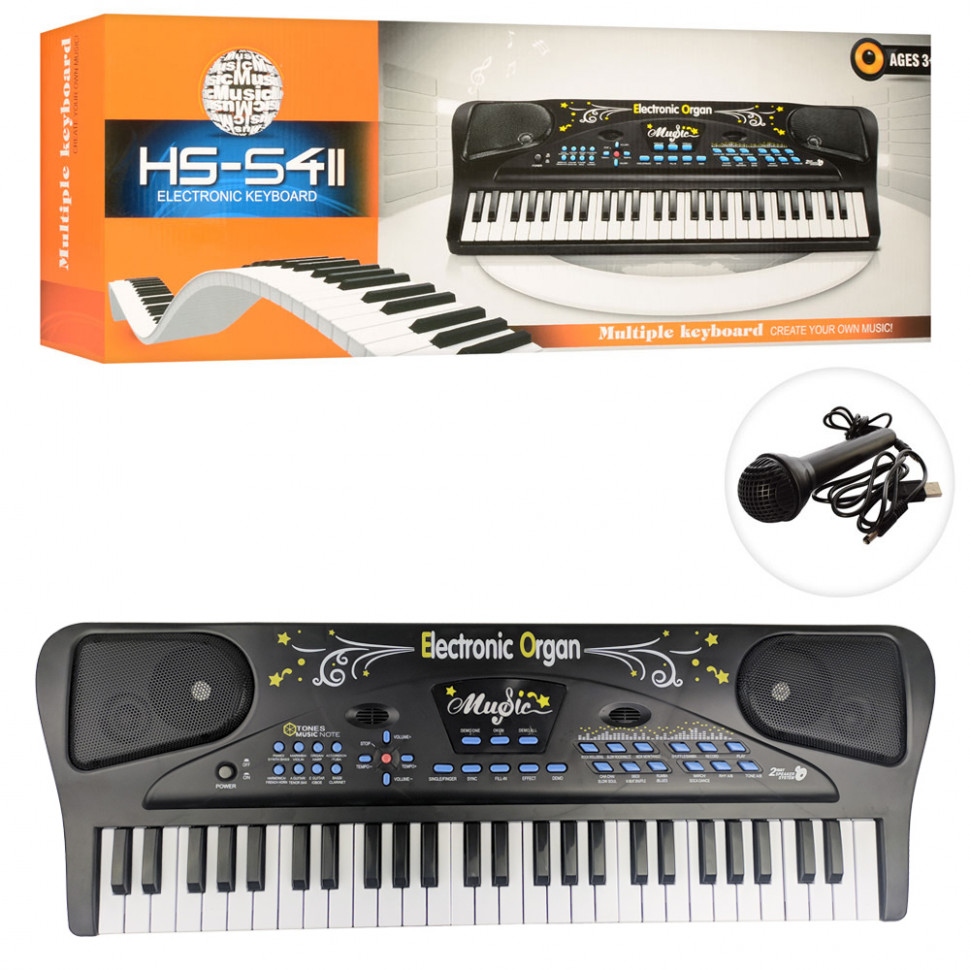 

Дитячий синтезатор HS5411, 54 клавіші