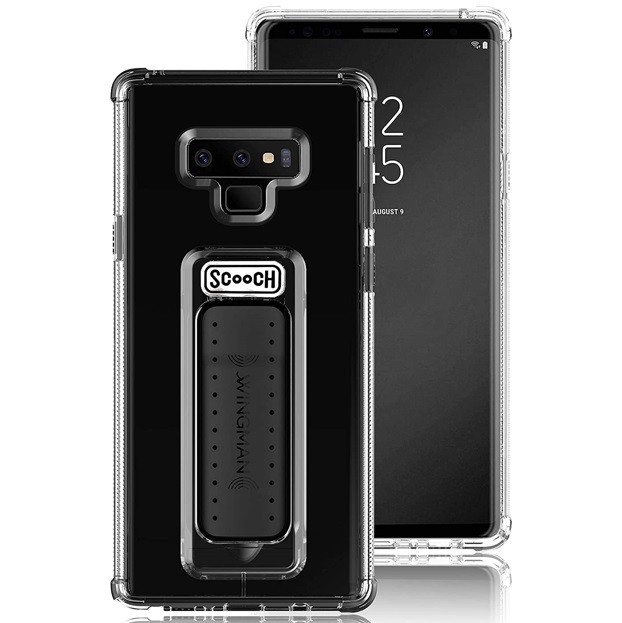

​Противоударный чехол бампер подставка Scooch Wingman 5in 1 Samsung Galaxy Note 9 N960 clear/black