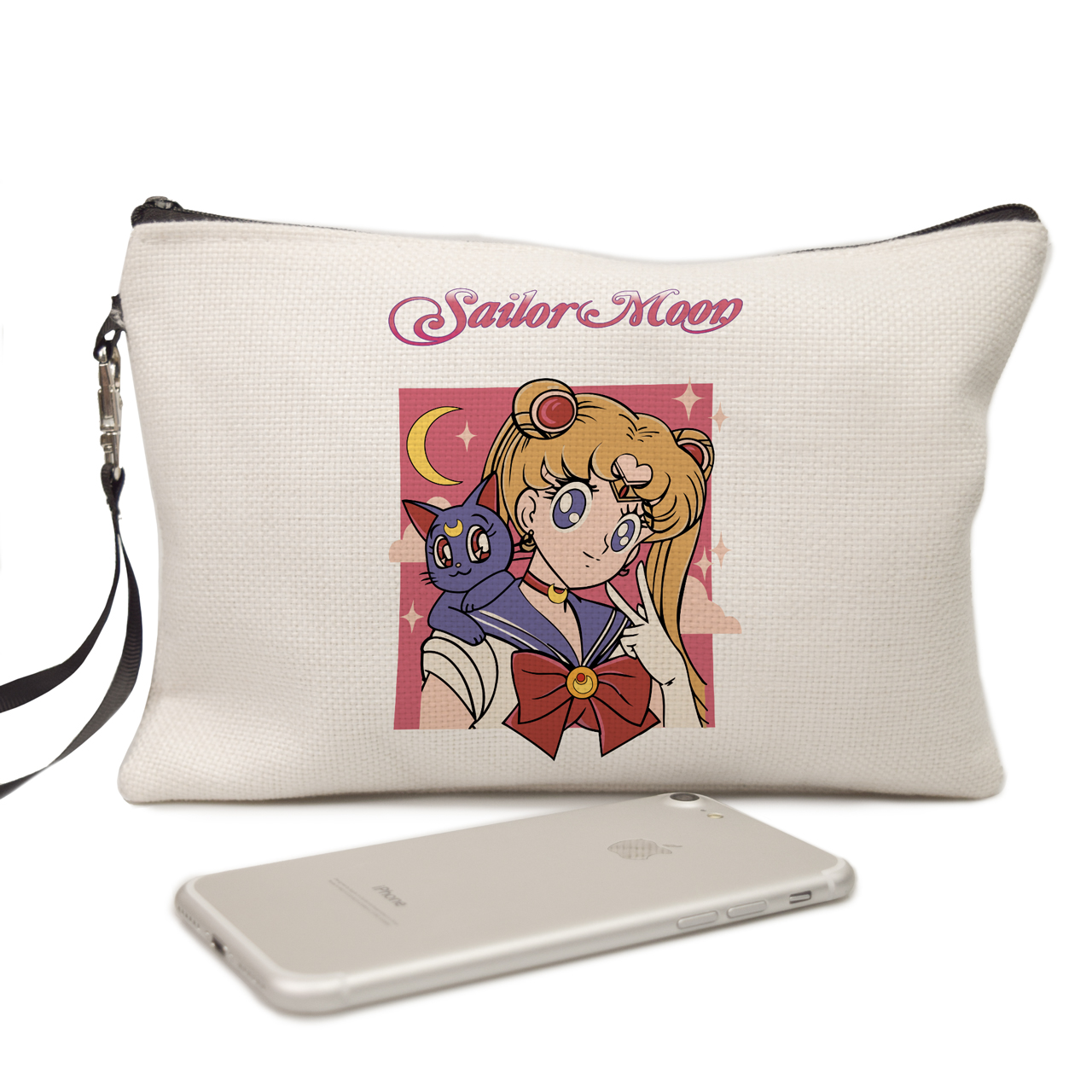

Косметичка из натуральной ткани Аниме Сейлор Мун (Anime Sailor Moon) Молочный (34407-2659)