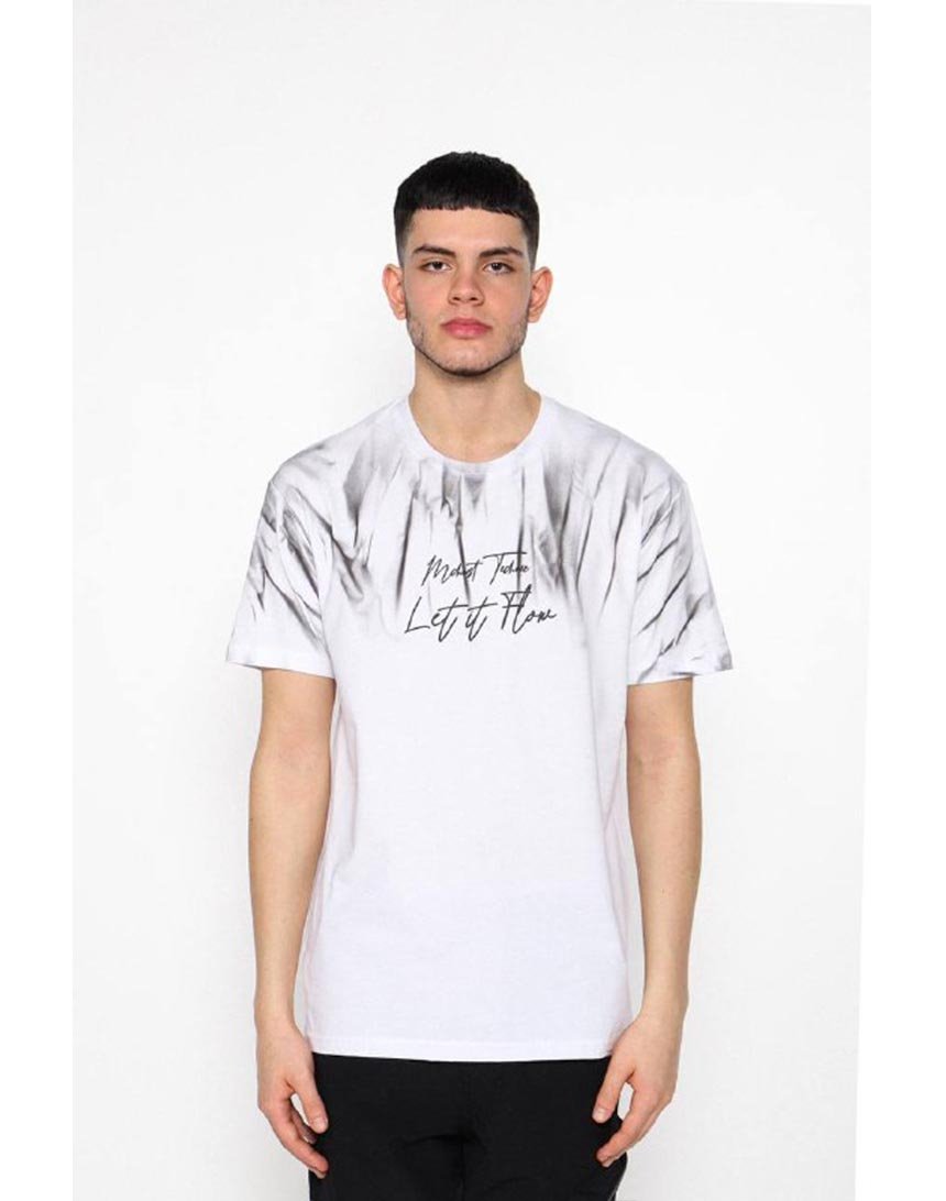 

Футболка Machinist з написом Let it Flow L белая (M1346 white)