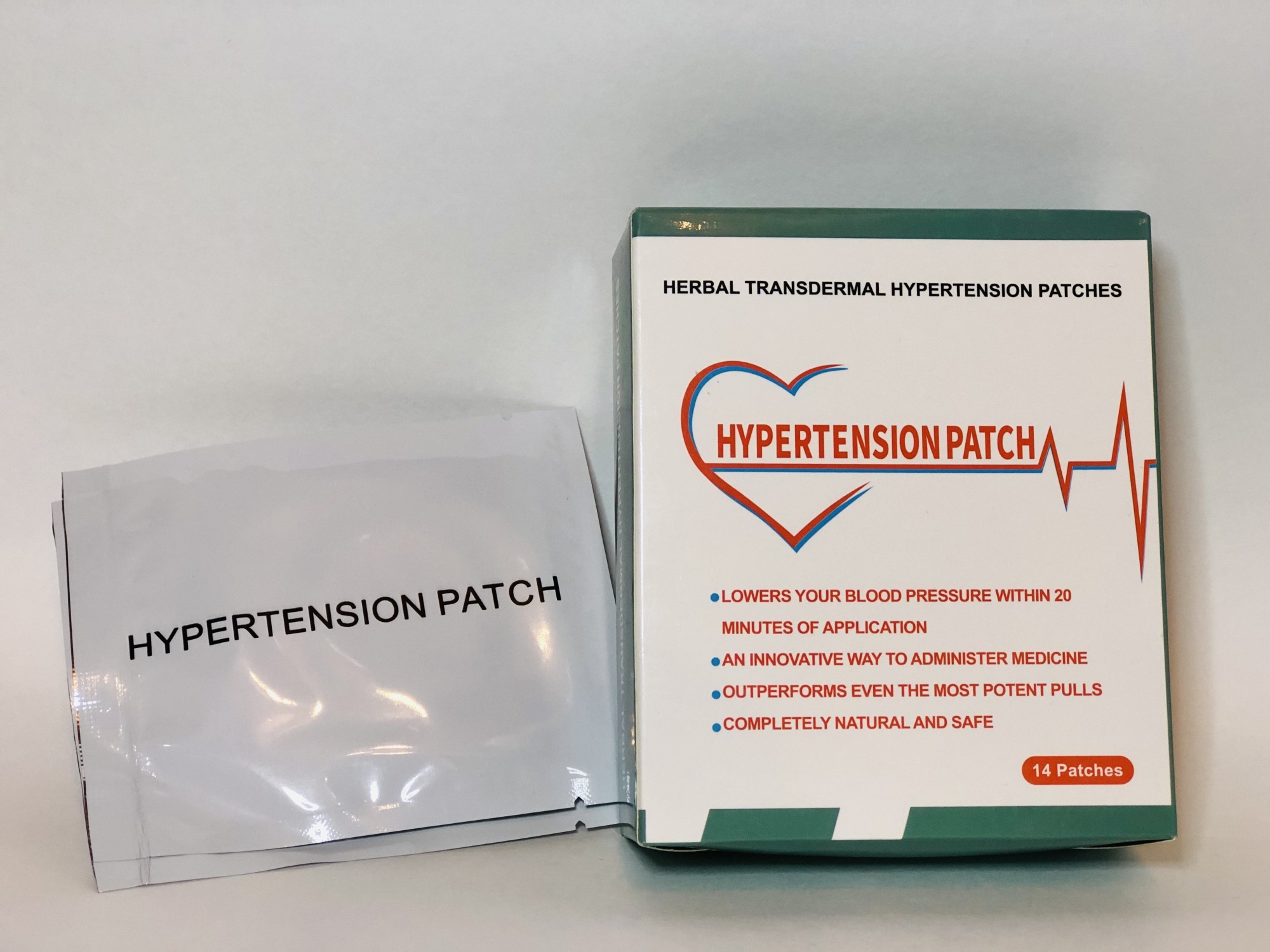 

Пластырь от давления, гипертонии с турмалином Hypertension Patch 14 шт.