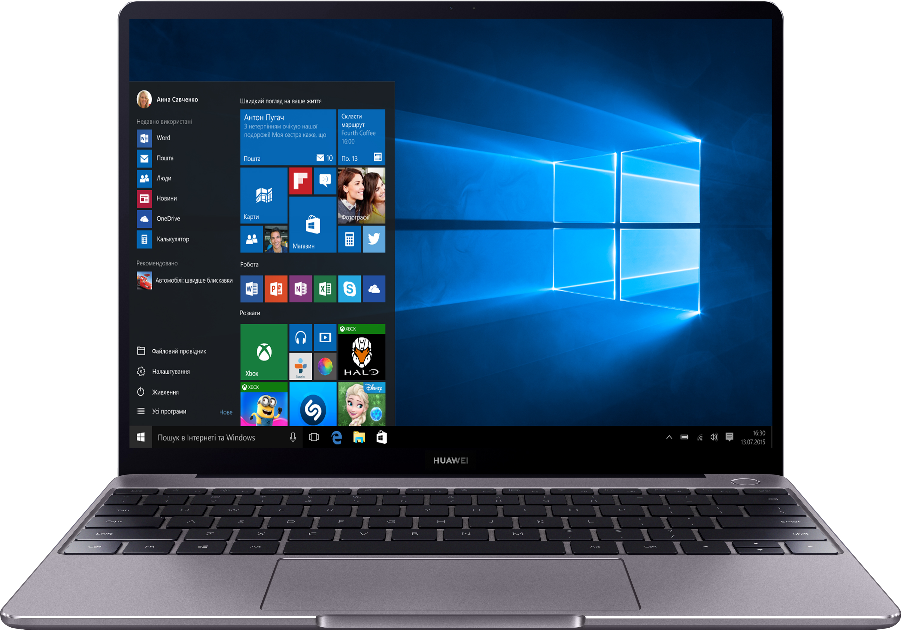 

Ноутбук Huawei MateBook 13 (53012CUW) Space Grey